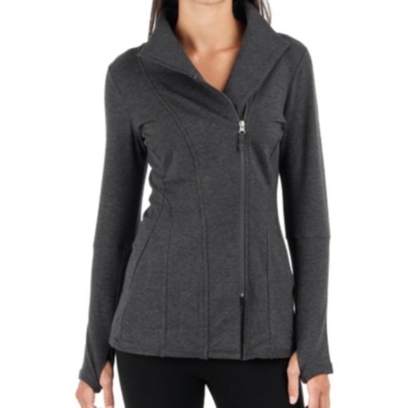 north face asymmetrical zip hoodie